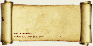 Natalija Đaković vizit kartica